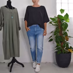 Blus Hilda SVART - Marta du Chateau