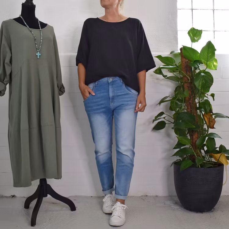 Blus Hilda SVART - Marta du Chateau