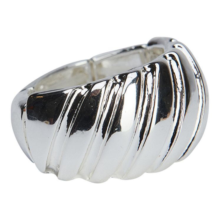 Elastisk ring Lina SILVER - The Moshi
