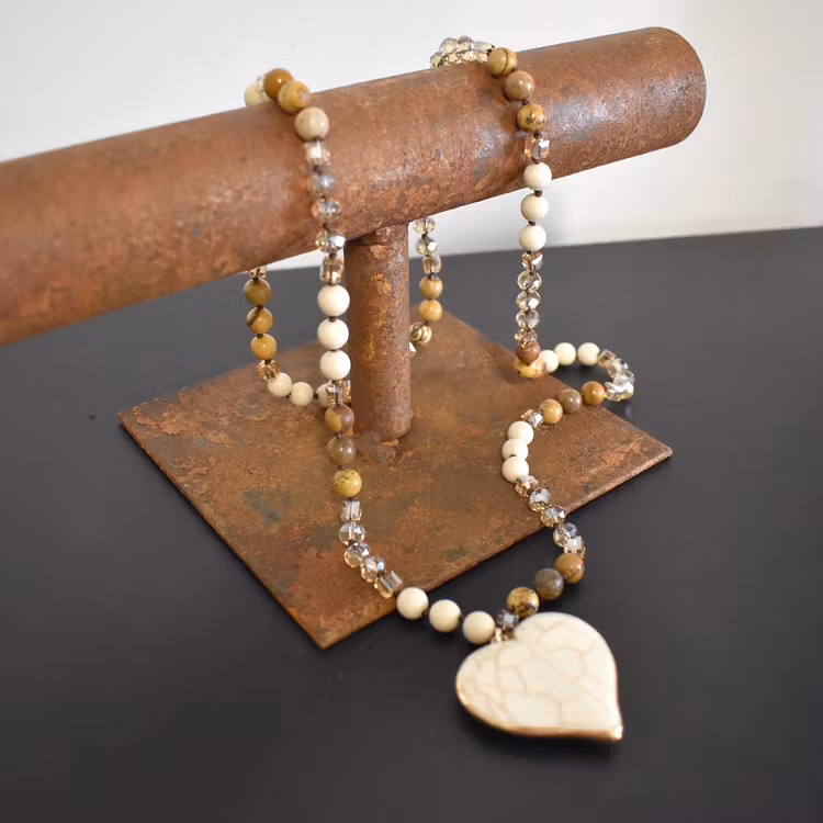 Halsband Eloise BEIGE - The Moshi