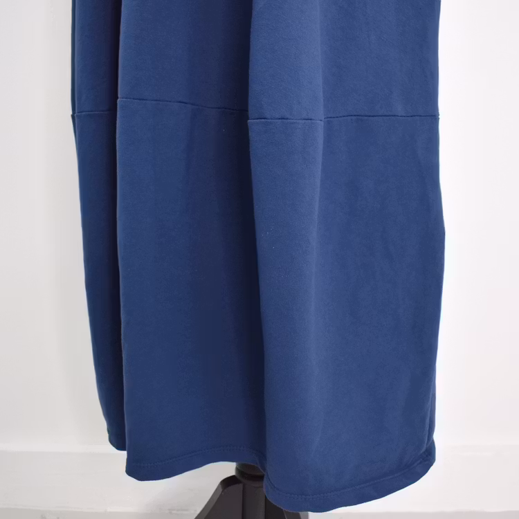 Sweatshirtklänning MÖRKBLÅ