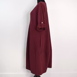 Sweatshirtklänning WINE