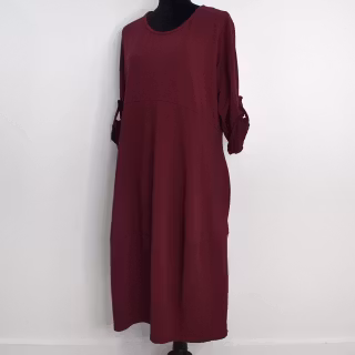 Sweatshirtklänning WINE