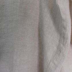 ANDRASORTERING Linneblus med Krås BEIGE