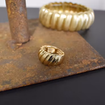 Elastisk ring Lina GULD - The Moshi