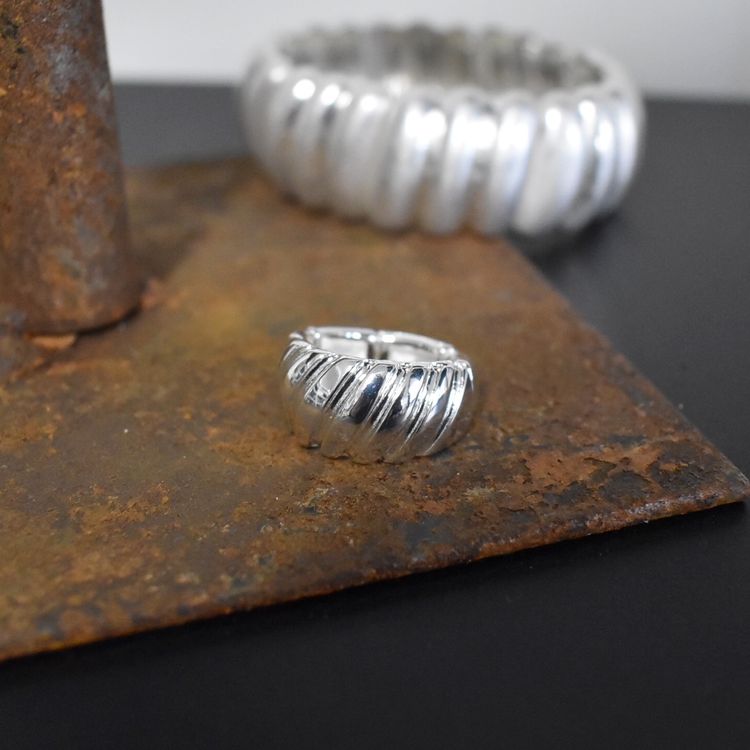 Elastisk ring Lina SILVER - The Moshi