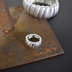 Elastisk ring Lina SILVER - The Moshi