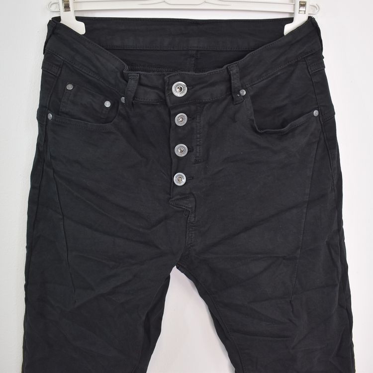 Jeans med Knappar SVART - 3D Denim