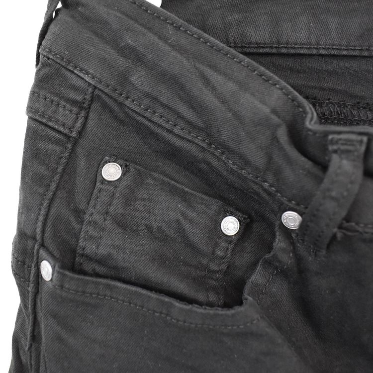Jeans med Knappar SVART - 3D Denim