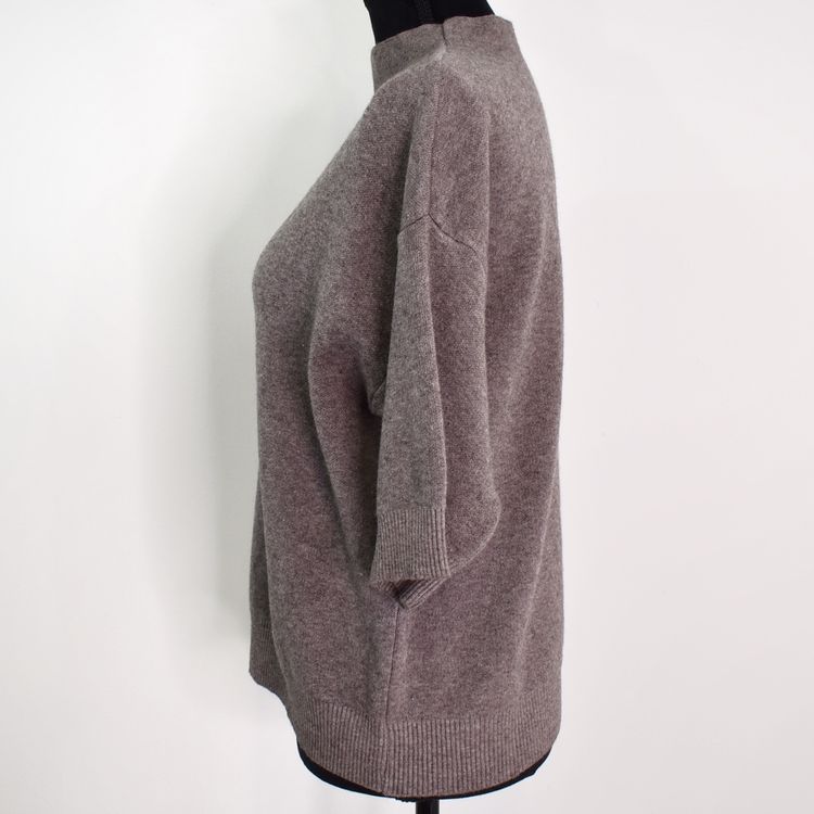 Tröja Halvpolo TAUPE