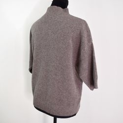 Tröja Halvpolo TAUPE