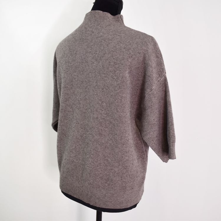 Tröja Halvpolo TAUPE