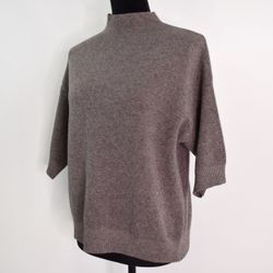 Tröja Halvpolo TAUPE