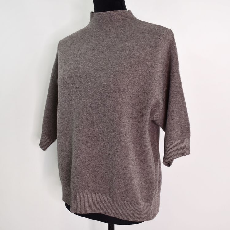 Tröja Halvpolo TAUPE