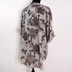 Blus Ellie Mönstrad BEIGE - Mix By Heart