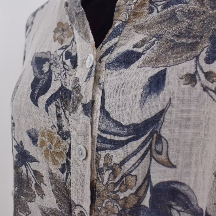 Blus Ellie Mönstrad BEIGE - Mix By Heart