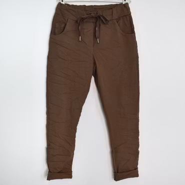 Stretchig Byxa Alva MÖRK TAUPE