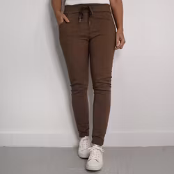 Stretchig Byxa Alva MÖRK TAUPE
