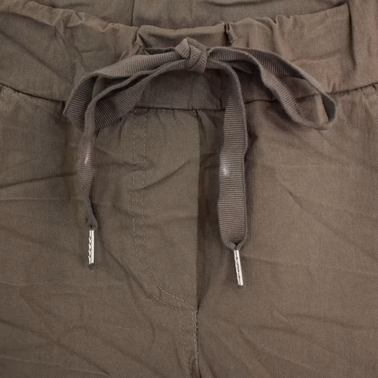 Stretchig Byxa Alva MÖRK TAUPE
