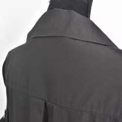 Långskjorta Bomull Leonie SVART - Camicia