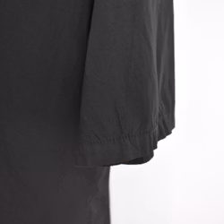Långskjorta Bomull Leonie SVART - Camicia