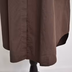 Långskjorta Bomull Leonie BRUN - Camicia