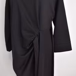 Klänning med Knyt Minna SVART - Camicia