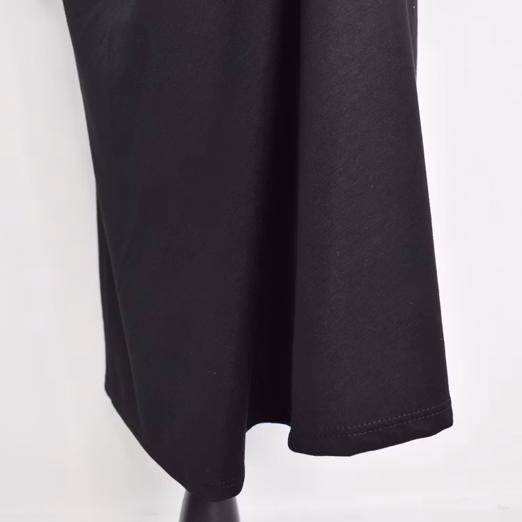Klänning med Knyt Minna SVART - Camicia