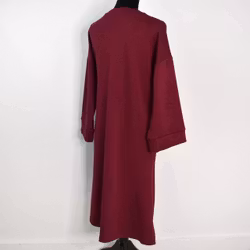 Klänning med Knyt Minna VINRÖD - Camicia