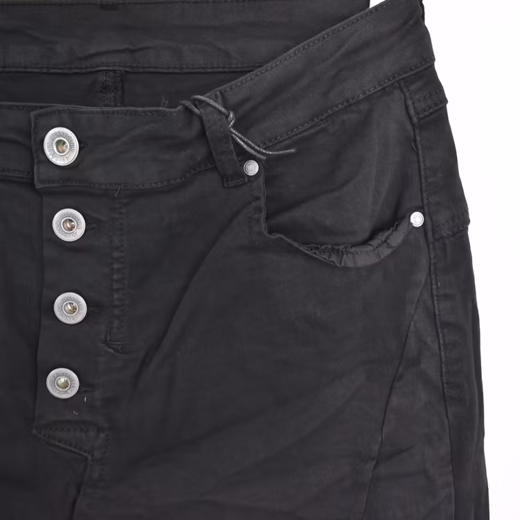 ANDRASORTERING Jeans med Knappar SVART Storlek M (38) - 3D Denim