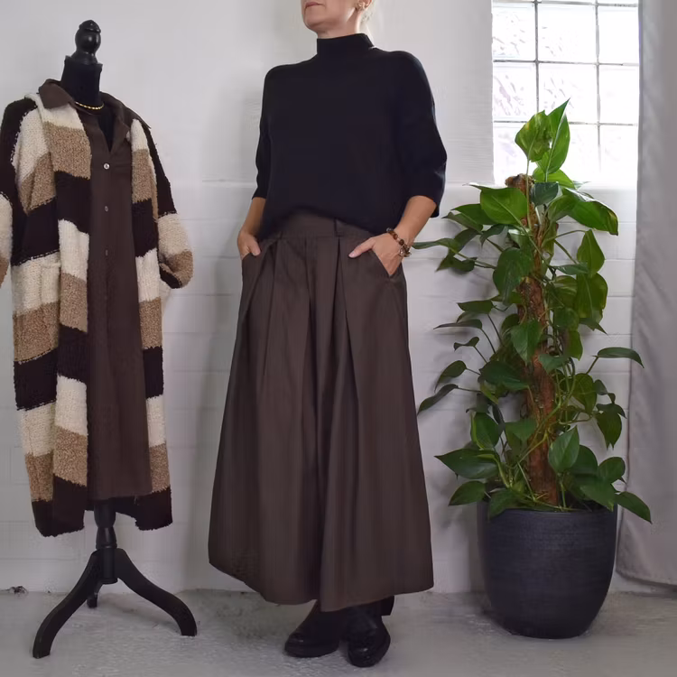 Kjol Bomull Bianca BRUN - Camicia