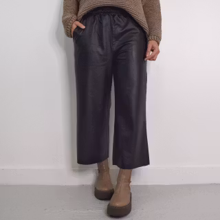 Vid Byxa Konstskinn Winnie SVART - Camicia