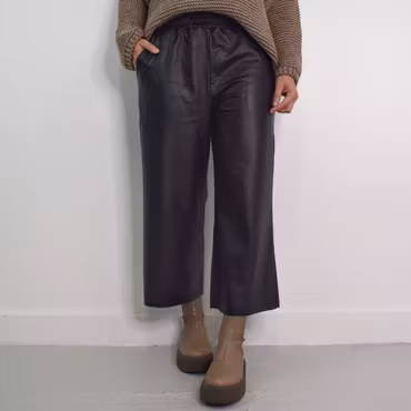 Vid Byxa Konstskinn Winnie SVART - Camicia