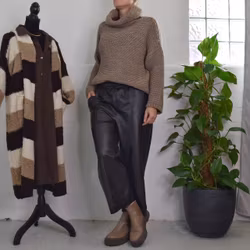 Vid Byxa Konstskinn Winnie SVART - Camicia