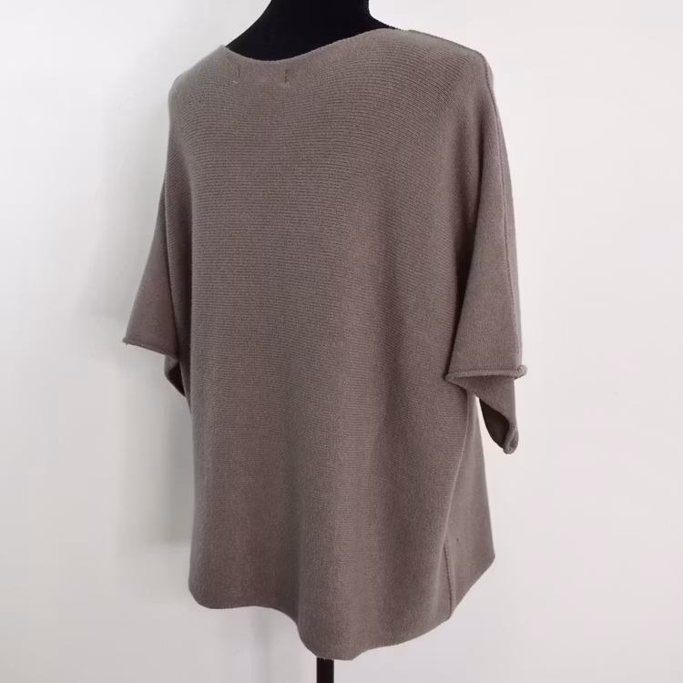 Finstickad Ponchotröja Sia NUGGAT - Marta du Chateau