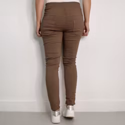 Stretchig Byxa Alva MÖRK TAUPE