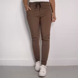 Stretchig Byxa Alva MÖRK TAUPE