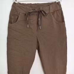 Stretchig Byxa Alva MÖRK TAUPE