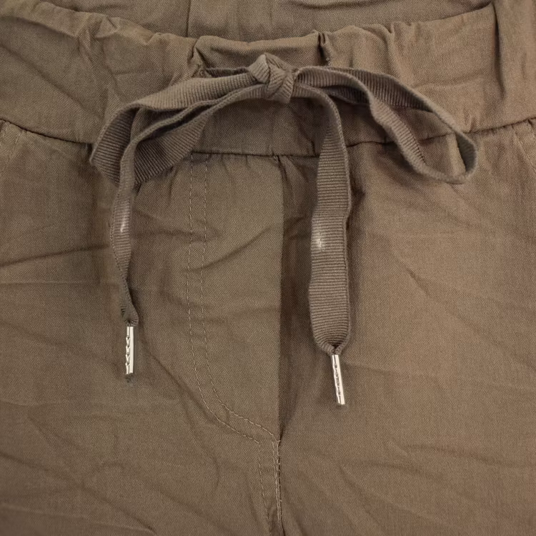 Stretchig Byxa Alva MÖRK TAUPE