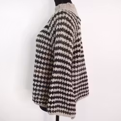 Stickad tröja Fatima BEIGE - Marta du Chateau