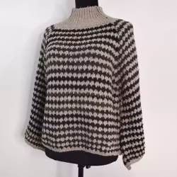 Stickad tröja Fatima BEIGE - Marta du Chateau