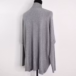 Finstickad Tröja Over Sized GRIGIO MEDIO