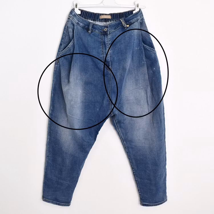 ANDRASORTERING Jeans Ottavia BLÅ Storlek L (40) - Marta du Chateau