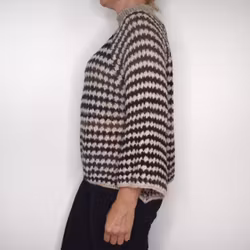 Stickad tröja Fatima BEIGE - Marta du Chateau
