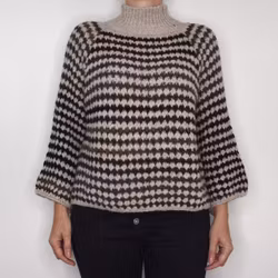 Stickad tröja Fatima BEIGE - Marta du Chateau