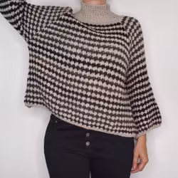 Stickad tröja Fatima BEIGE - Marta du Chateau