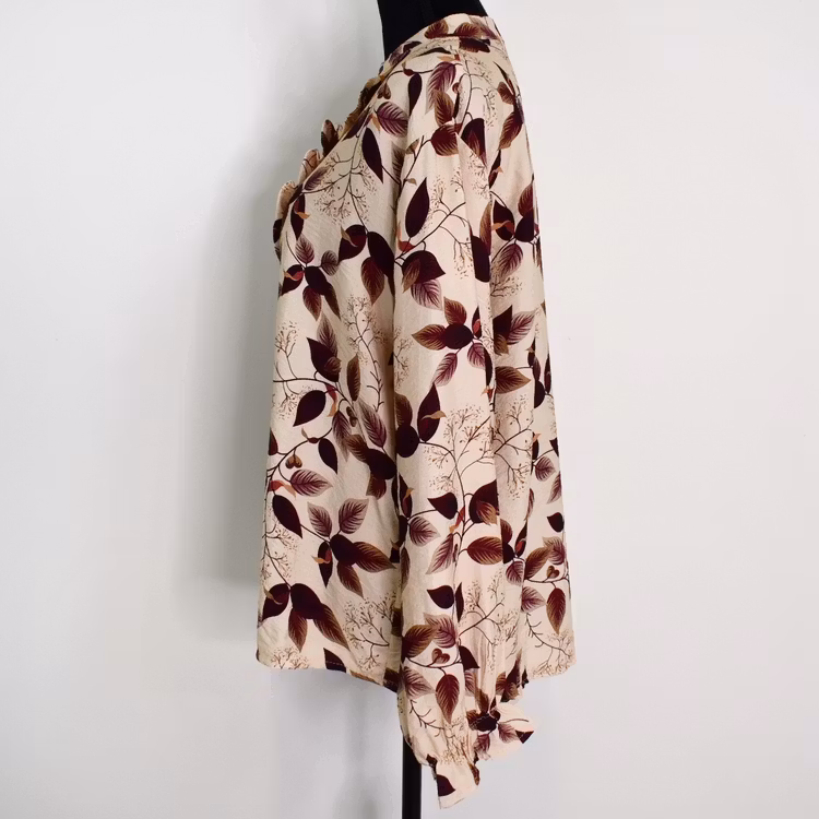 Blus Krås Joceline BEIGE - Marta du Chateau