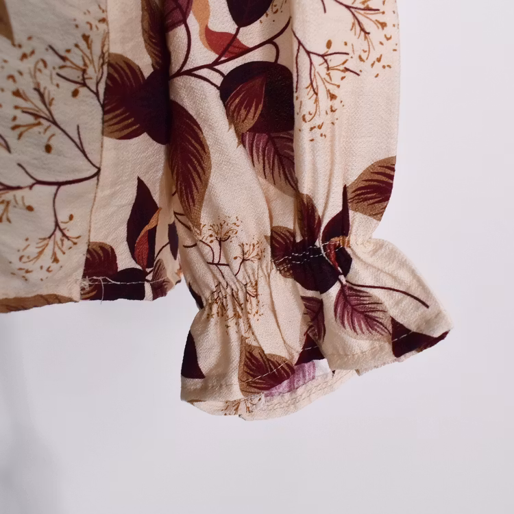 Blus Krås Joceline BEIGE - Marta du Chateau