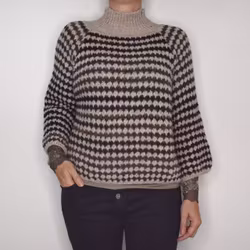 Stickad tröja Fatima BEIGE - Marta du Chateau
