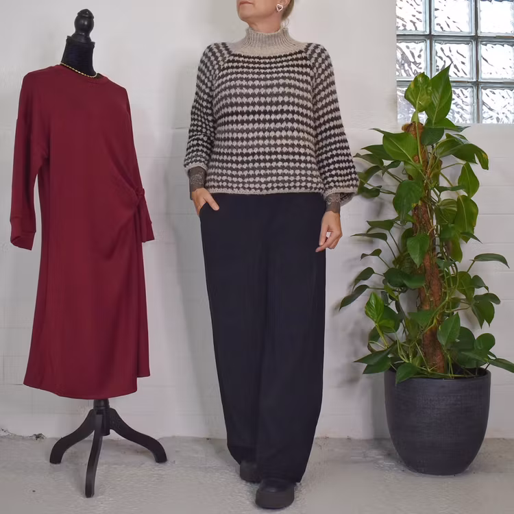 Vid Byxa Cord Kiana SVART - Marta du Chateau